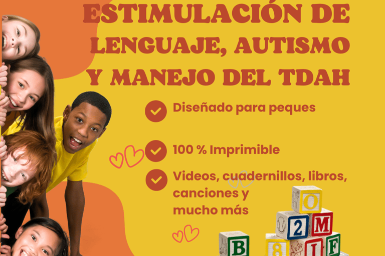 Estimulación del lenguaje, autismo TDAH