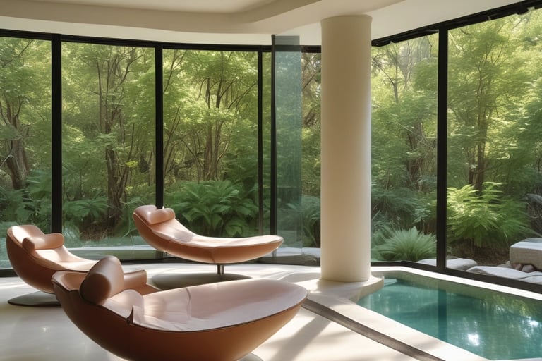 Bright living room with modern inventory