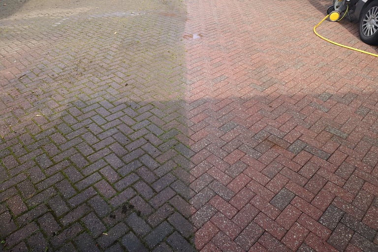 driveway clean