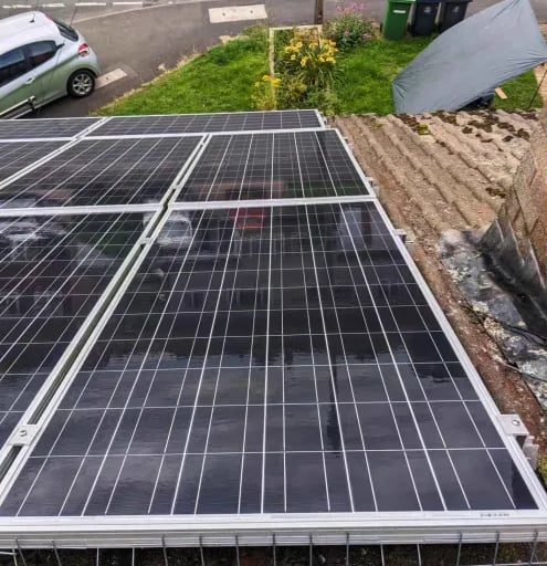 solar panel clean