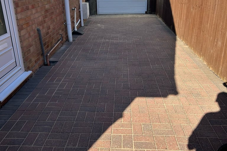 block paving resanded