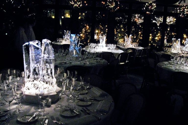 centro de mesa de hielo para bodas en buenos aires