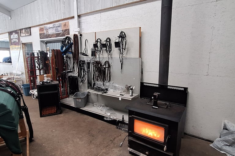 HJB Saddlery Fireplace