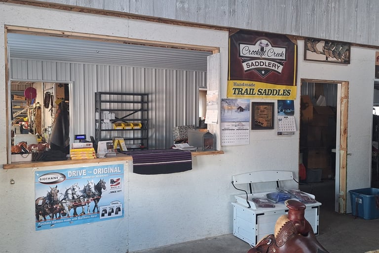 HJB Saddlery Service Window