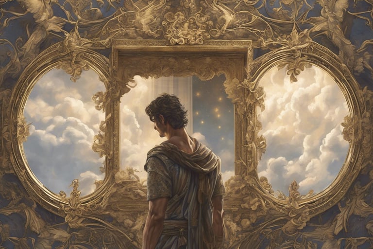 IA. Un prince regarde dans trois miroirs célestes