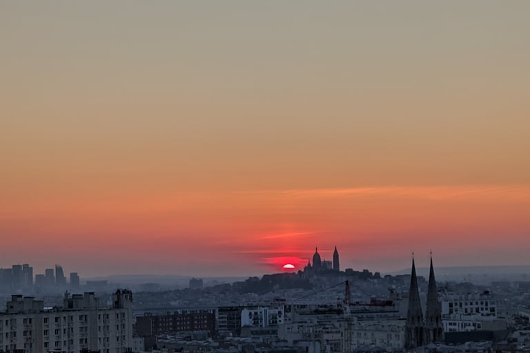 Montmartre, crépuscule