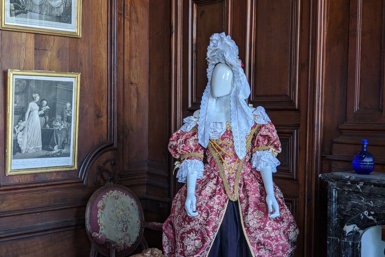 Mannequin dans un château