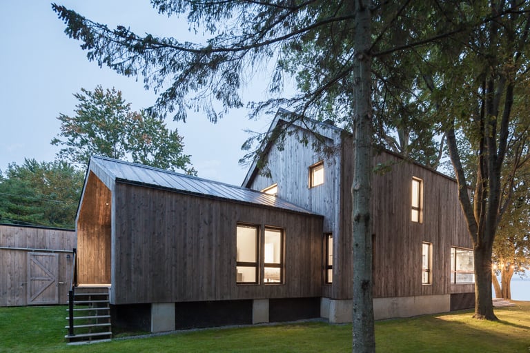 extension chalet en bois