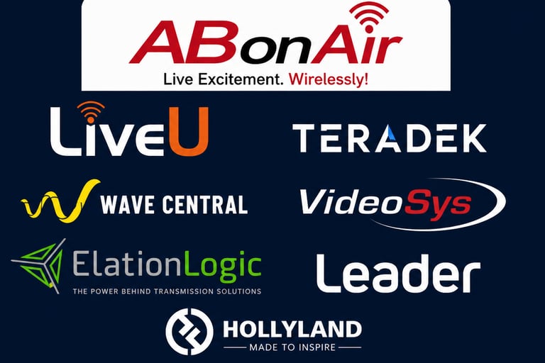 Wireless video transmission for live broadcast production