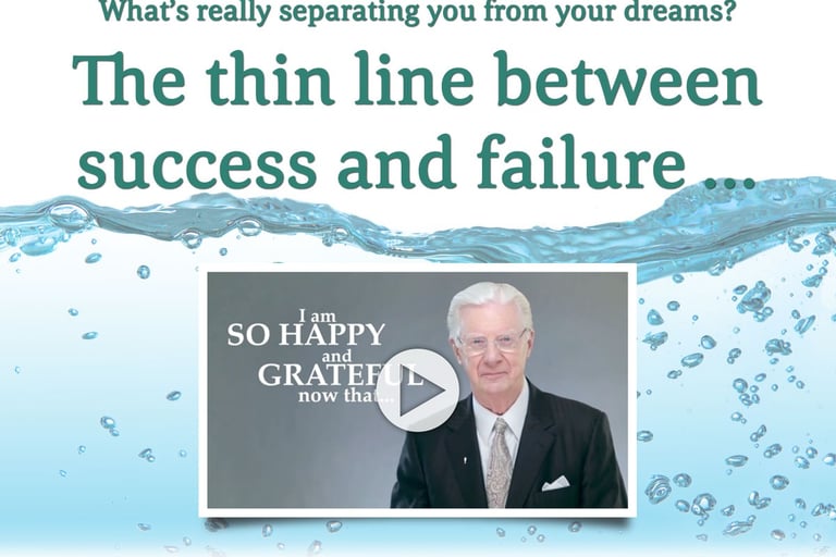 Banner to watch video on reaching success