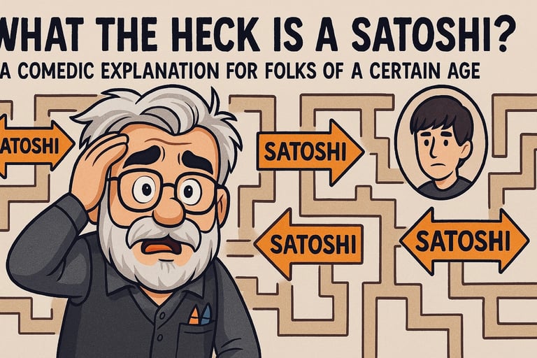 Old man Opa confused about the nature of Satoshi.