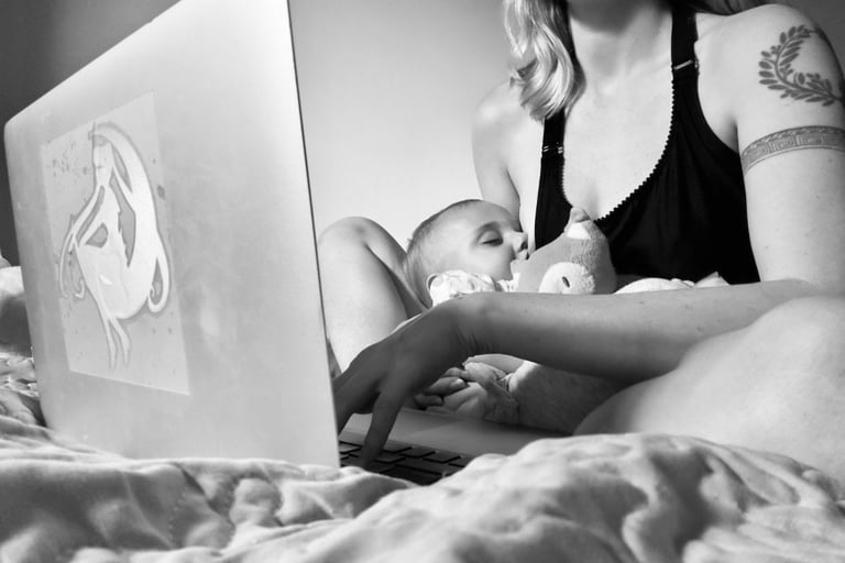 Working from home with a baby isn’t a dream — it’s survival. Mothers deserve support, not sacrifice. It’s time to treat care 