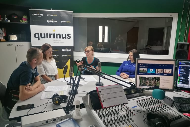 Gostovanje na Radio Quirinusu 2023.