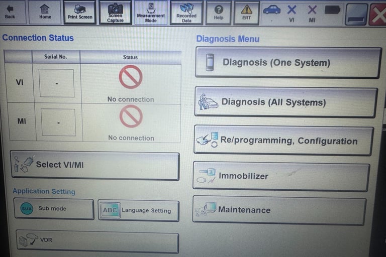 Nissan OEM Dealer tool Consult III