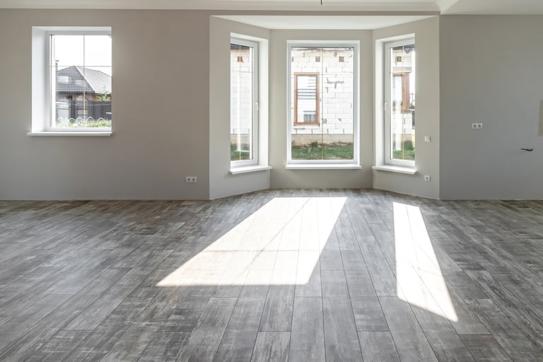 LVP flooring application