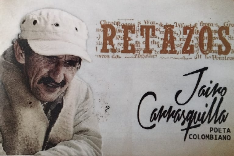 "Retazos" Mini libro escrito por el poeta Jairo Carrasquilla Tobón