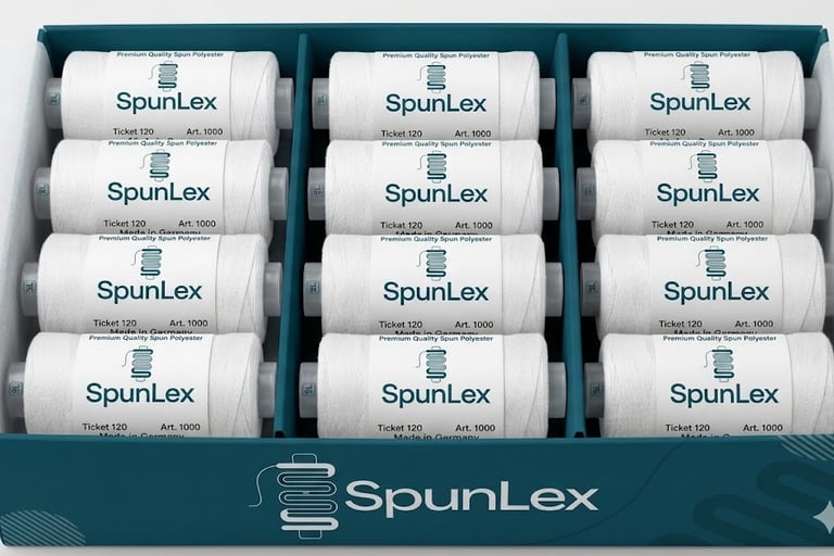 WHITE SPUN POLYESTER THREADS REEL IN INDIA ALL STATE WE SUPPLY IN INDIA