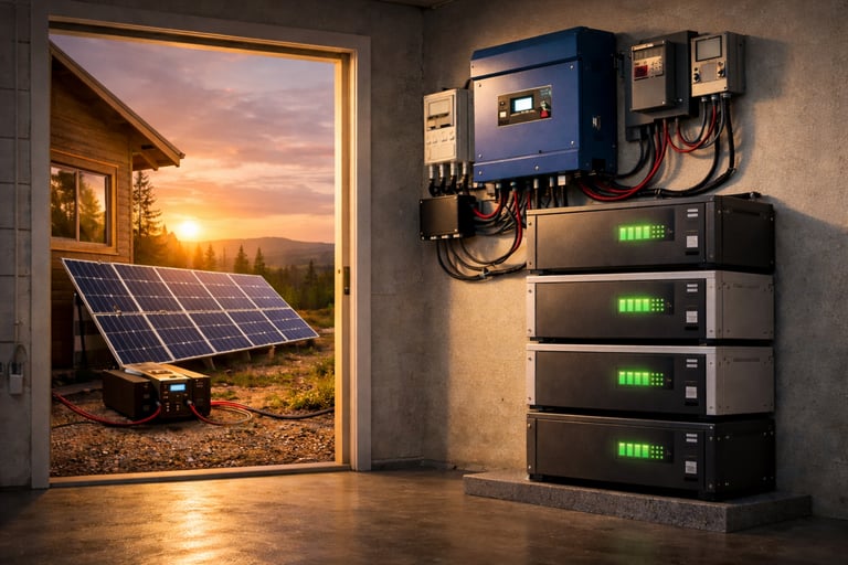Solar Battery Size Calculator – Estimate the Right Battery Capacity for Your Solar Power System