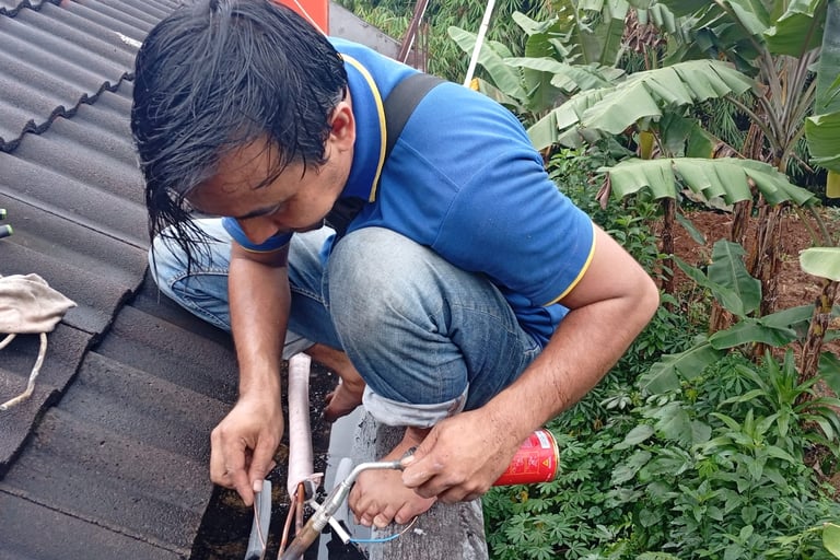 jasa service AC dan pasang AC panggilan yang berfokus melayani wilayah Dramaga dan Ciomas Bogor