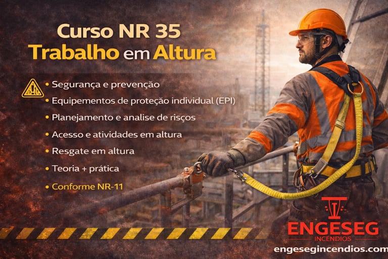 Treinamento NR 35 em Sorocaba-SP com equipe em orientação prática para trabalho em altura
