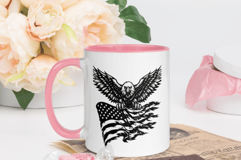Patriotic 4th of July Coffee Mug,Alex Sylvestre Shop