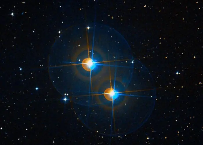 Zeta Reticuli Image Credit: ESO/Digitized Sky Survey 2