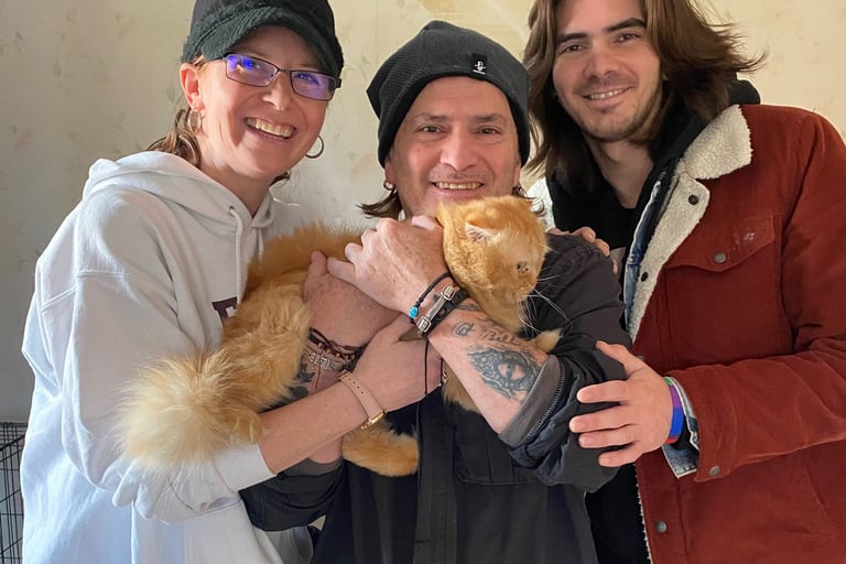 Jake on adoption day