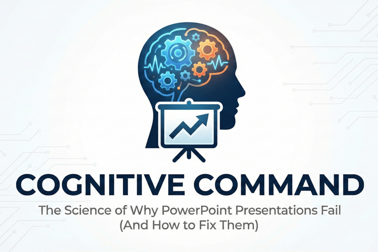Cognitive Command by Adam Bair, The Science of Why Powerpoint Presentations Fail (& How to fix them)