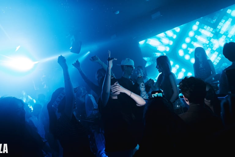 Lolla Club Saigon dancing and Clase Azul tequila