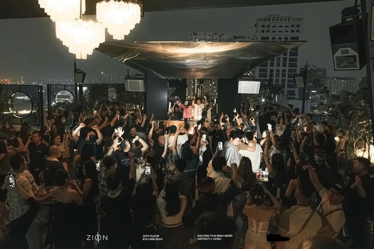 Zion Sky Lounge and Dining New Years Eve 2025 Celebration with Alejandro Vietnam Nightclub Promoter