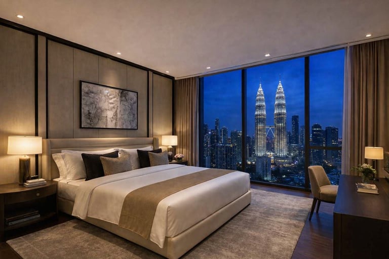 condo for rent KLCC Night View
