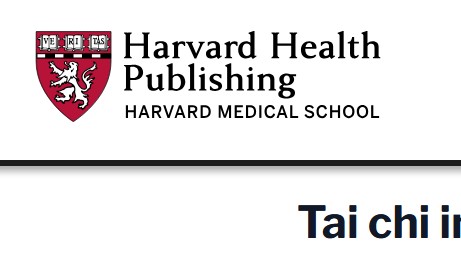 Harvard research into Tai Chi