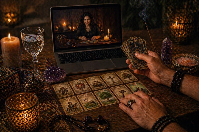 consulta cartomante online leitura cartas baralho cigano