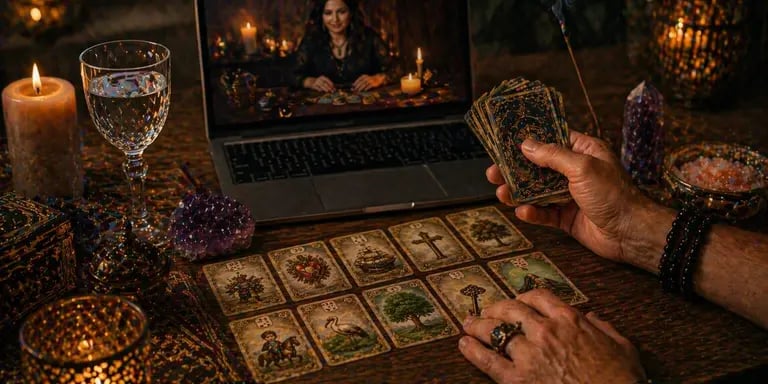 consulta cartomante online leitura cartas baralho cigano