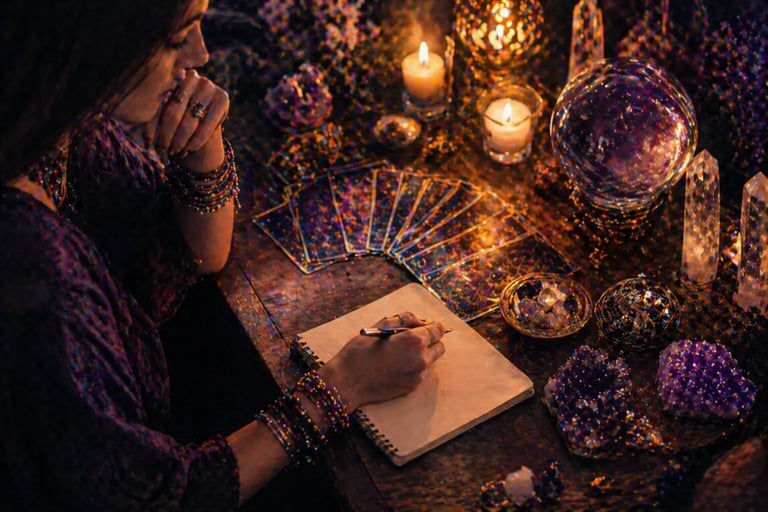 perguntas para cartomante em leitura de tarot