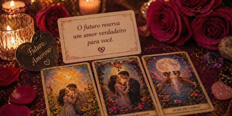 tarot do amor futuro amoroso com cartas romanticas em leitura espiritual