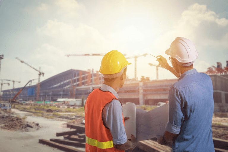 vistoria de obra de projeto de água e prevenção contra incêndio