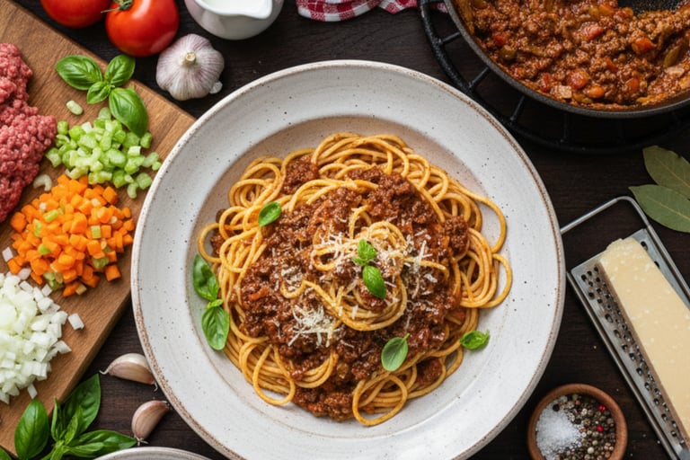 Classic Spaghetti Bolognese Recipe | Authentic Italian Meat Sauce