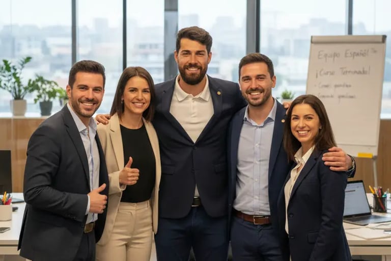 Allenamento linguistico per team aziendali che lavorano regolarmente in spagnolo