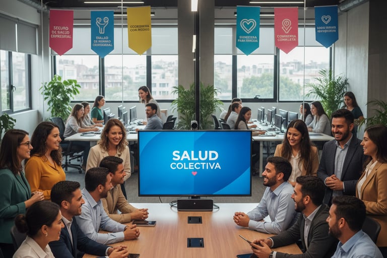 Colaboradores de una empresa que están asegurados