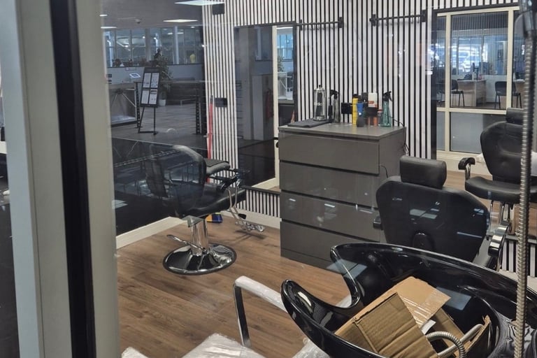 Shear Strength Barbers interior