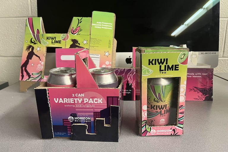 2 packages for Horizon Beverages Kiwi Lime Tea and Variety Pack