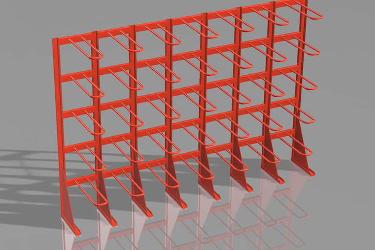 Structure métallique sur mesure conçue en modélisation 3D par 123METAL