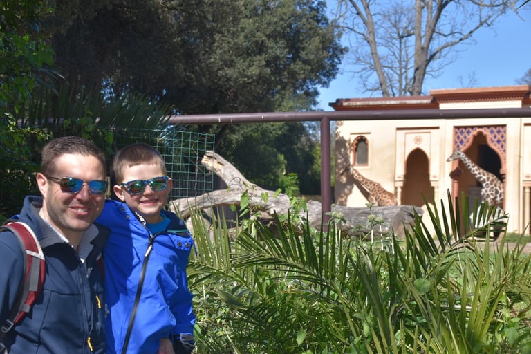 Family at Rome zoo