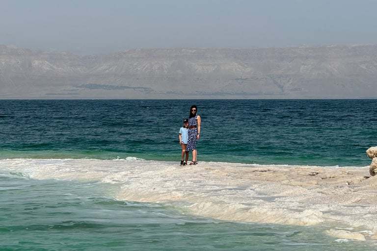 Salt flats jordan