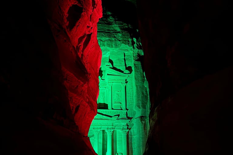 petra by night