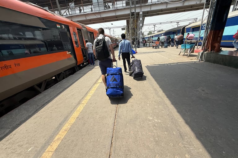 family train travel india