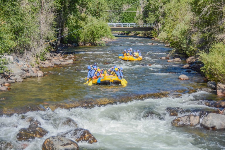 colorado rafting with kids