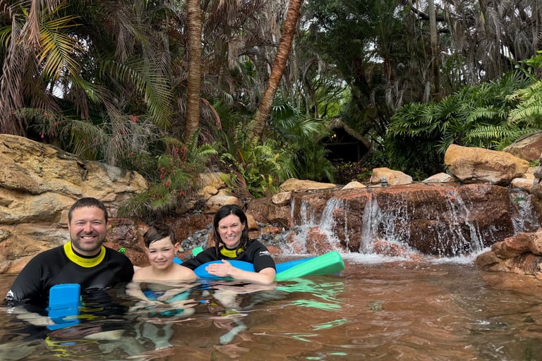 discovery cove with kids