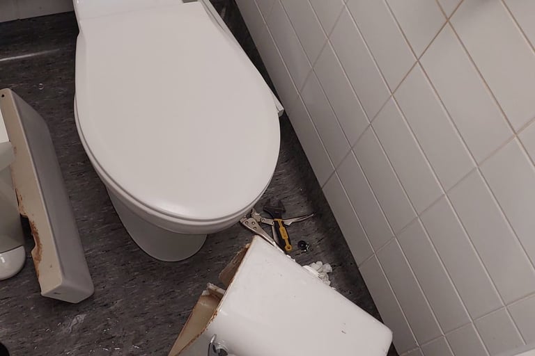 Toilet leak repair-East London